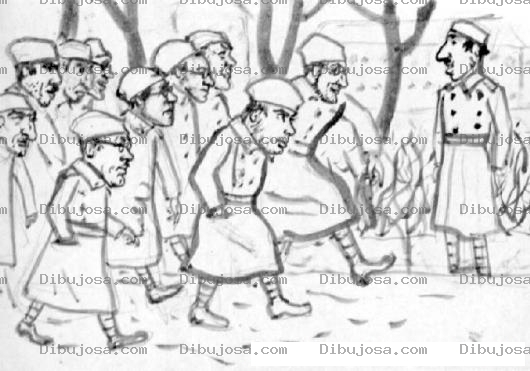 Dibujo para colorear Colorear Soldados