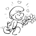 Dibujo para colorear Pitufos Colorear