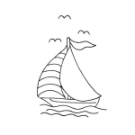 Dibujo para colorear Colorear Barco De Bela