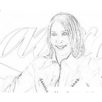 Dibujo para colorear Dibujo De La Senorita Laura Para Colorear Y Pintar Laura En America
