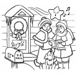 Dibujo para colorear Colorear Canticos De Navidad
