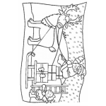 Dibujo para colorear Viejito Pascuero Para Colorear Online
