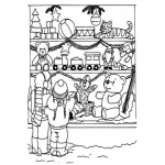 Dibujo para colorear Colorear Jugueteria En Navidad